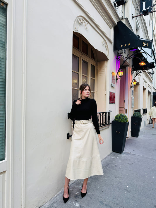 Jupe Inéra – avec ceinture