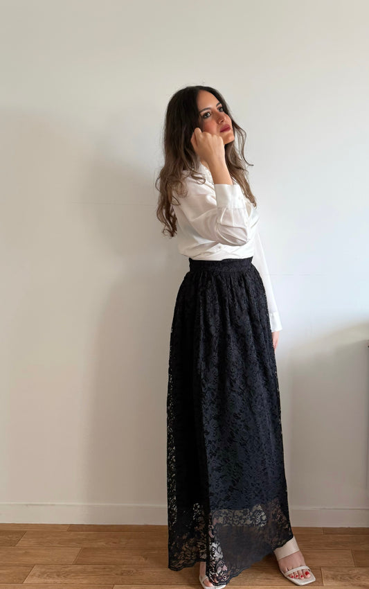 Jupe Esmée – Dentelle noire