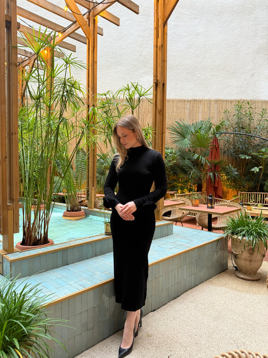 Robe Élégance Noire Maysa