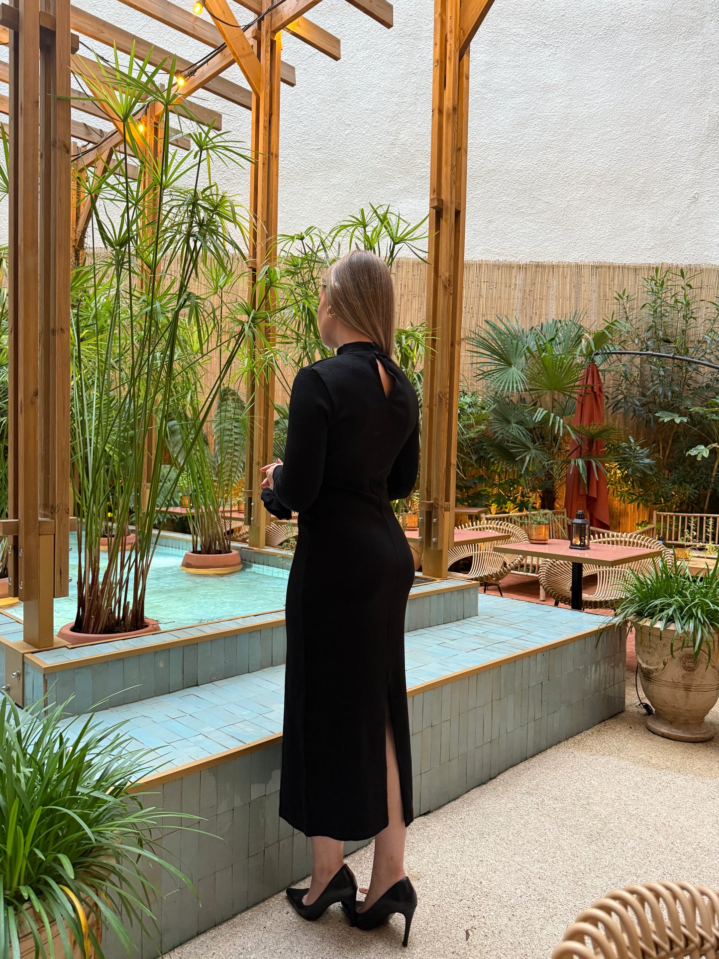 Robe Élégance Noire Maysa