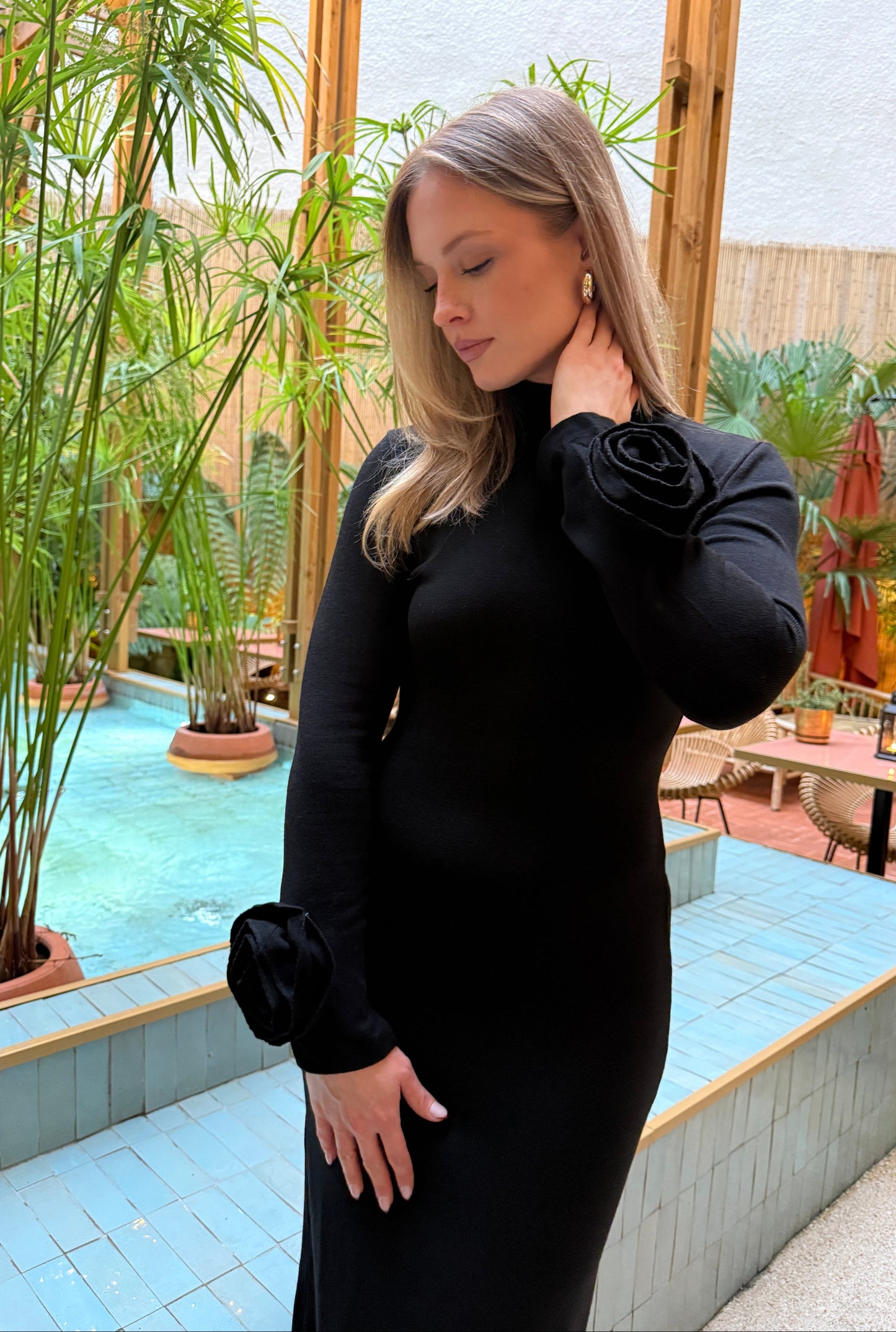 Robe Élégance Noire Maysa