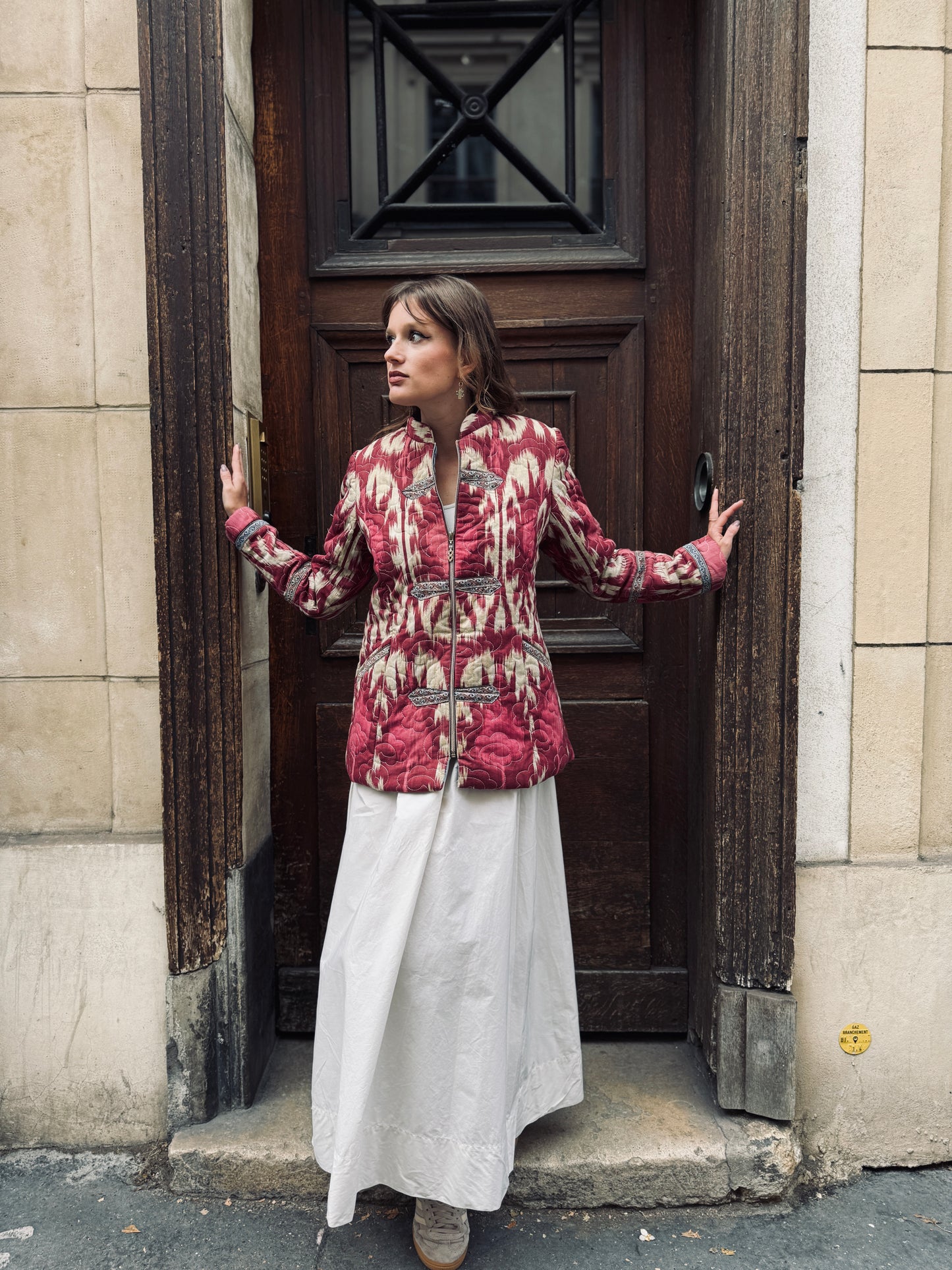 Manteau Ikat en coton