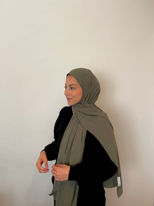 Zümra – Châle Kaki