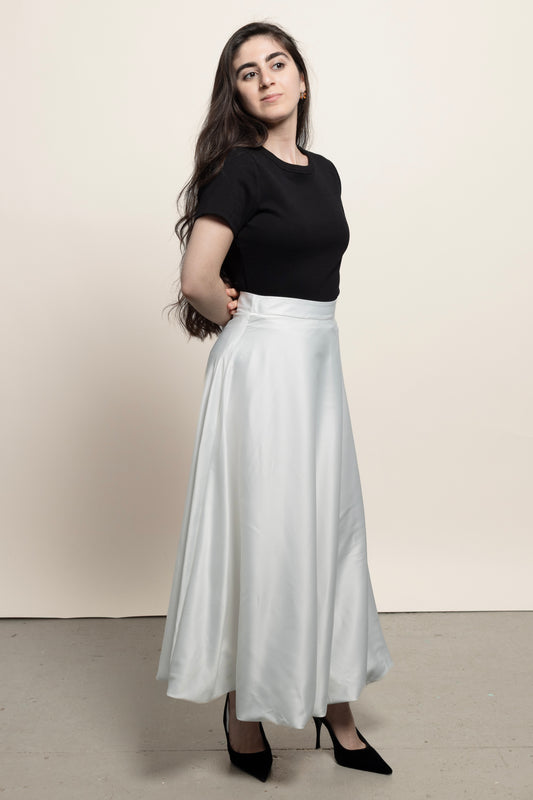 Jupe Yuna – Balloon satinée