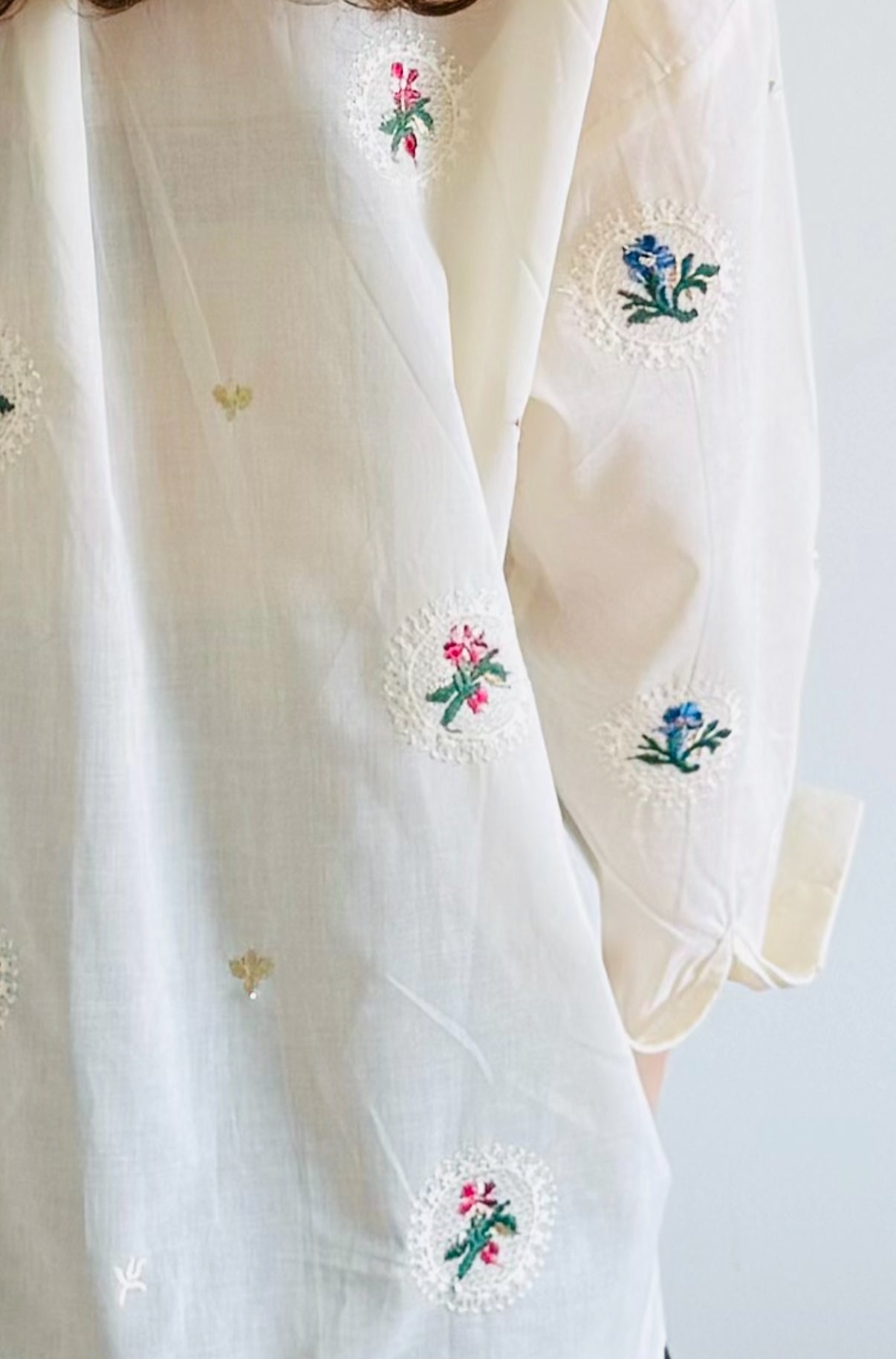 Chemise Yasmine – Broderie florale
