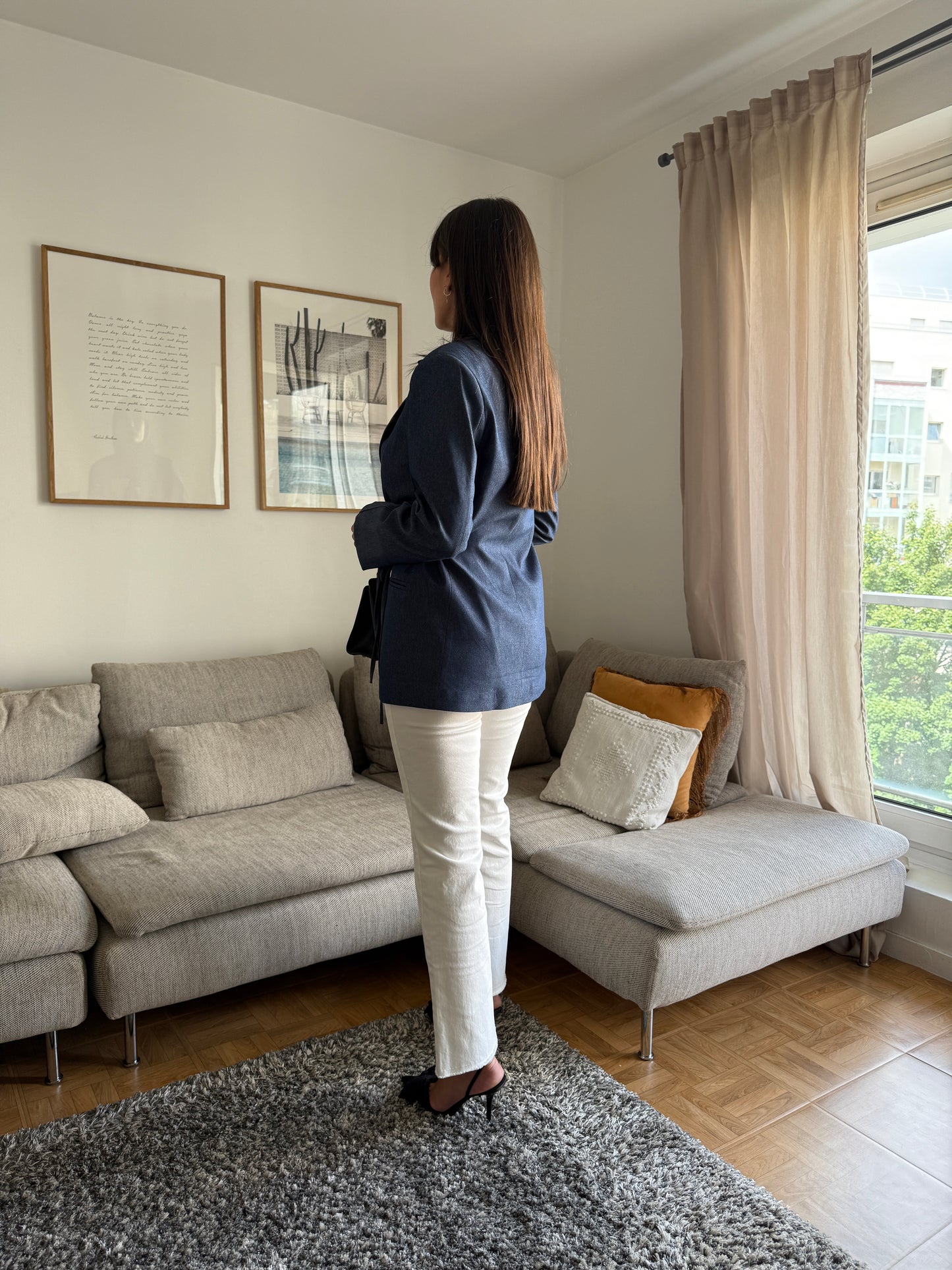 Blazer Aveline – Bleu Minuit