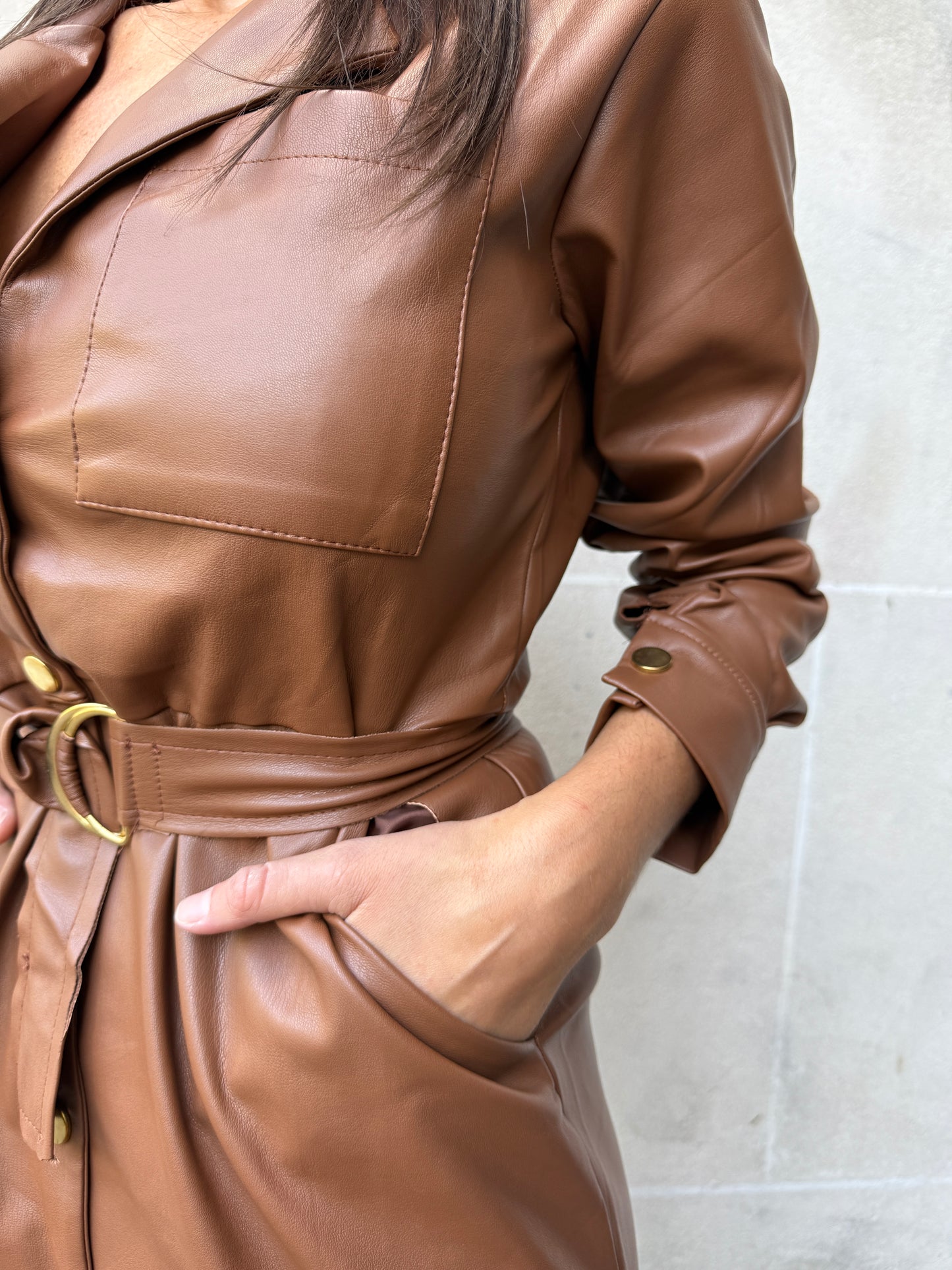 Robe Tailleur Similicuir