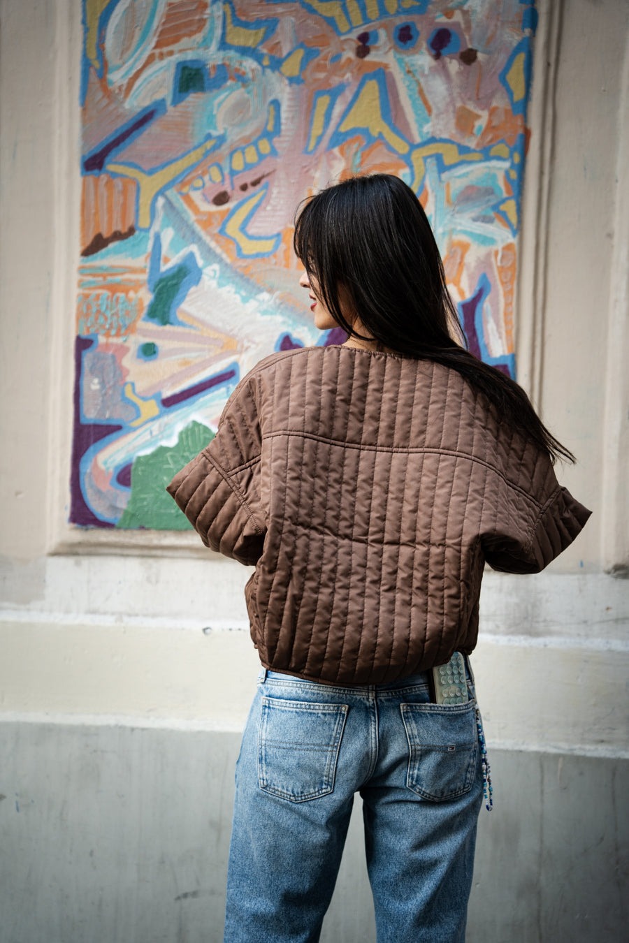 Veste matelassée NOMA — Chocolat