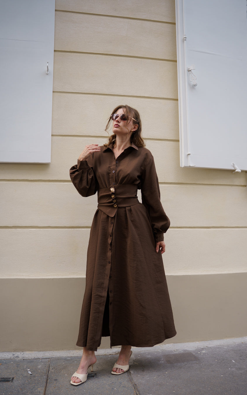 Robe Soren — Chocolat