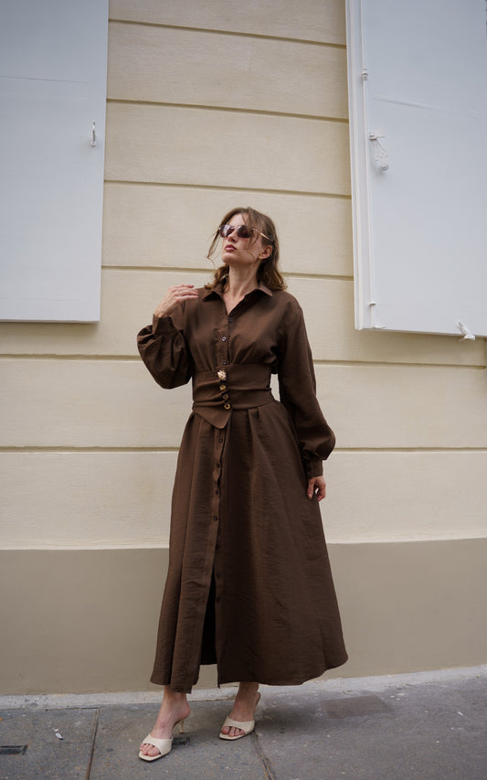 Robe Soren — Chocolat