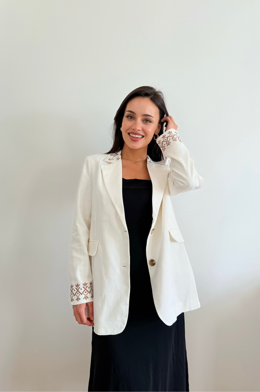 Blazer Elna – Broderie fine