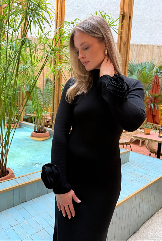 Robe Élégance Noire Maysa