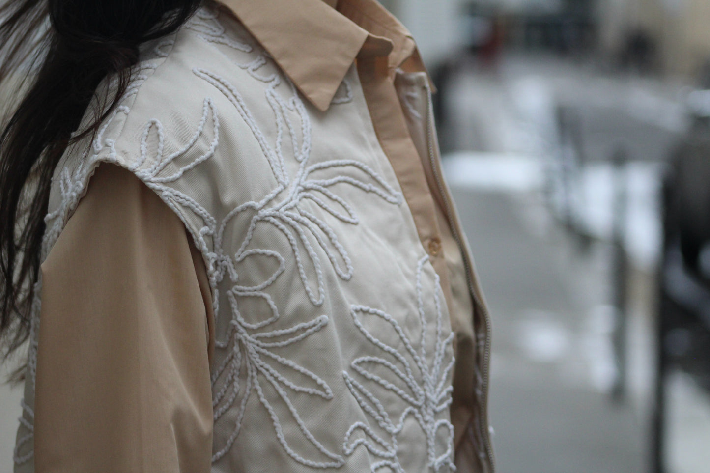 Gilet ÉLIA Brodé