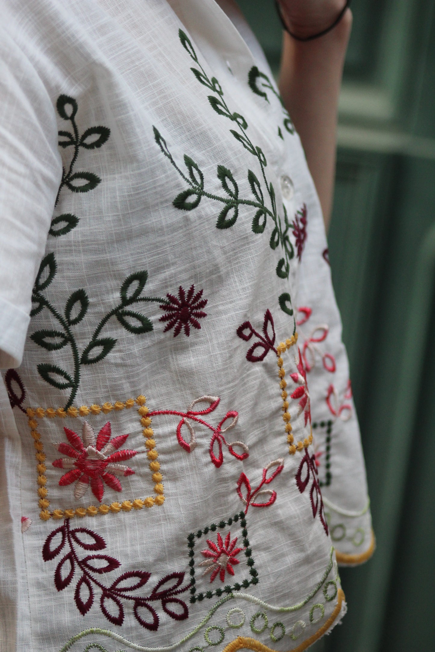 Chemise ISÉA Brodée