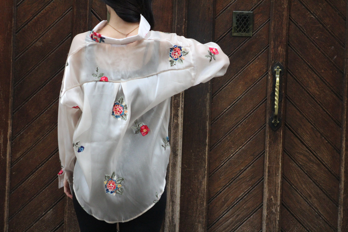 Chemise AZÉLIA Brodée