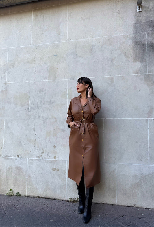 Robe Tailleur Similicuir