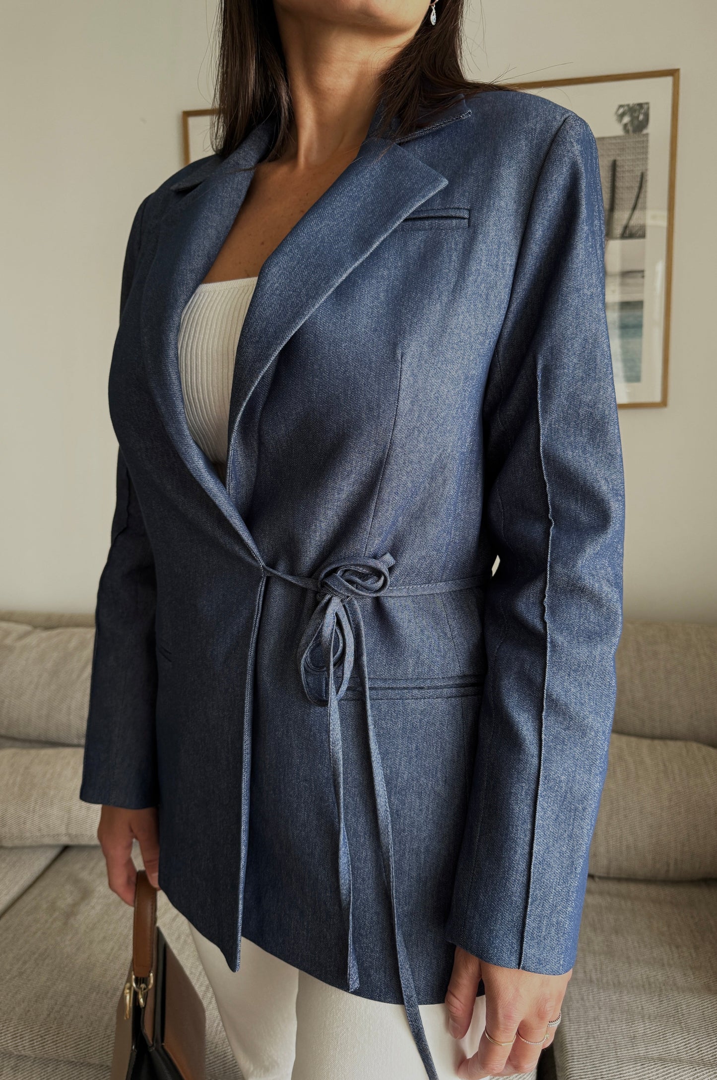 Blazer Aveline – Bleu Minuit