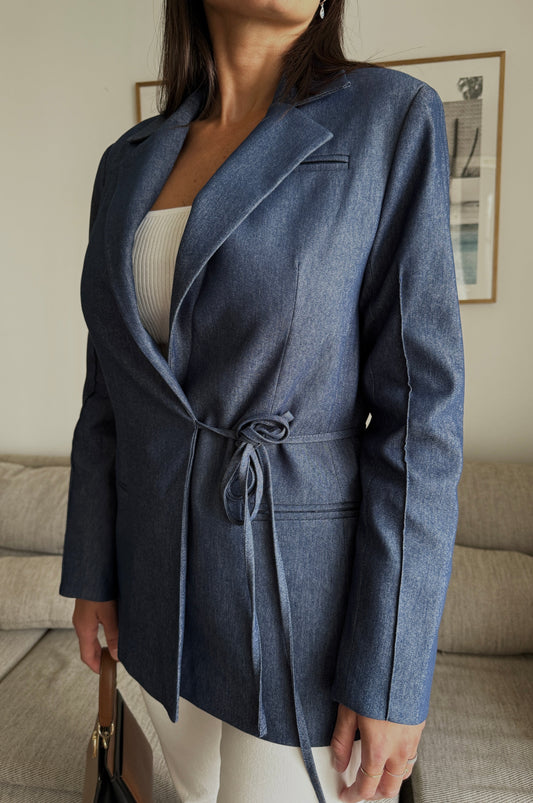 Blazer Aveline – Bleu Minuit